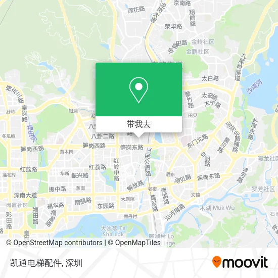 凯通电梯配件地图