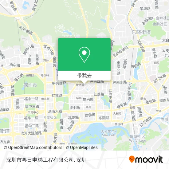 深圳市粤日电梯工程有限公司地图