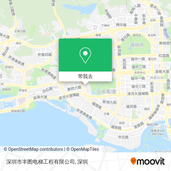 深圳市丰图电梯工程有限公司地图