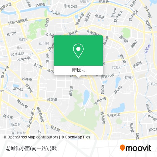 老城街小面(南一路)地图