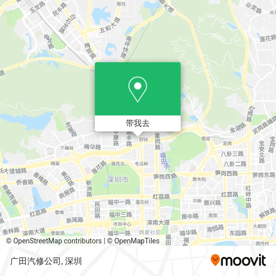 广田汽修公司地图