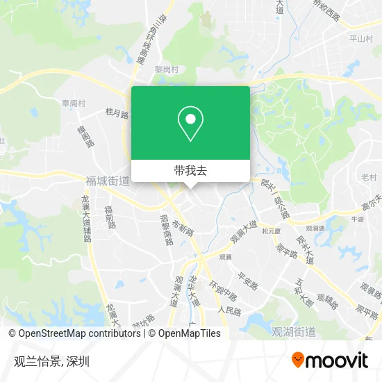 观兰怡景地图