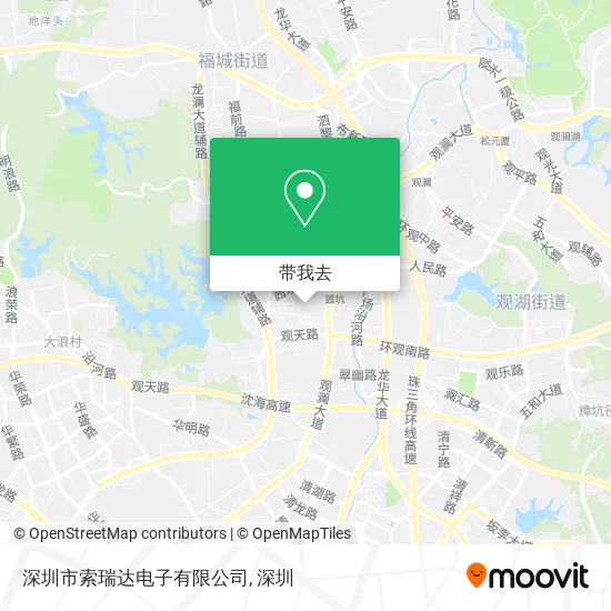 深圳市索瑞达电子有限公司地图