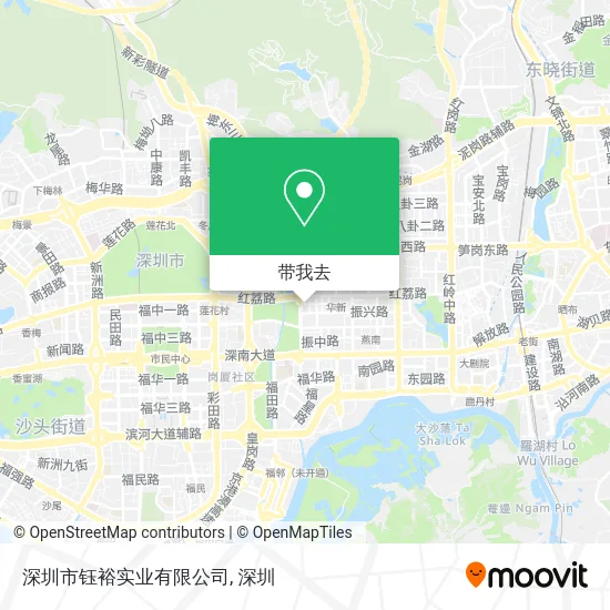 深圳市钰裕实业有限公司地图