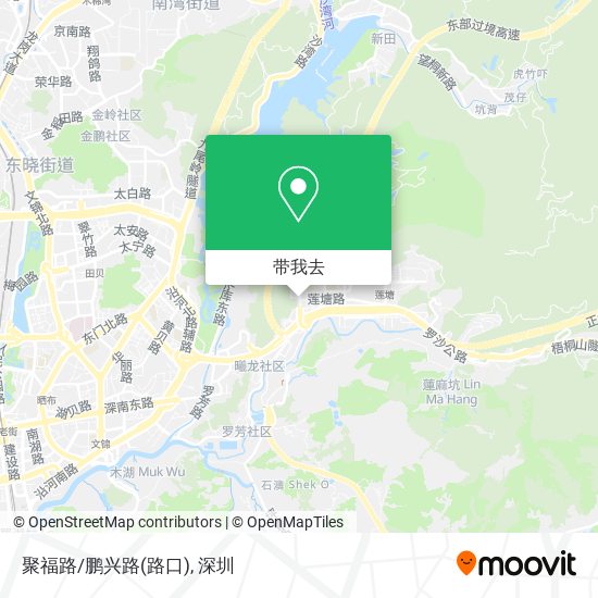 聚福路/鹏兴路(路口)地图