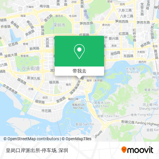 皇岗口岸派出所-停车场地图