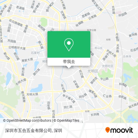 深圳市五合五金有限公司地图