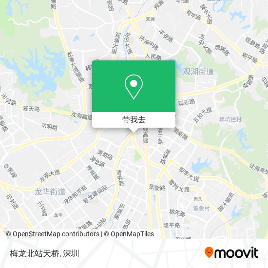 梅龙北站天桥地图