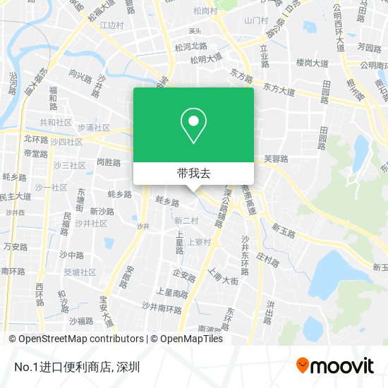 No.1进口便利商店地图