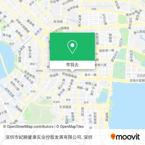 深圳市屺丽健康实业控股发展有限公司地图