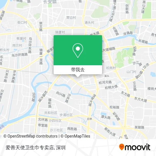 爱善天使卫生巾专卖店地图