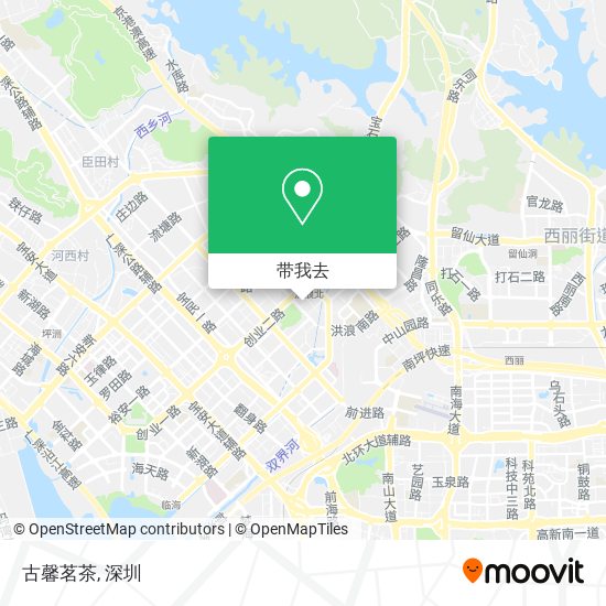 古馨茗茶地图