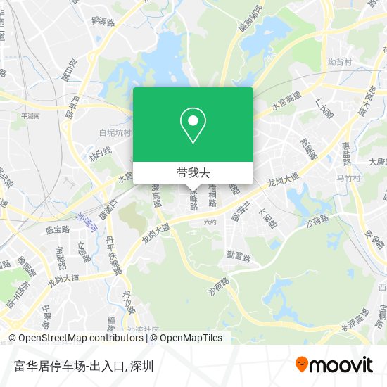 富华居停车场-出入口地图