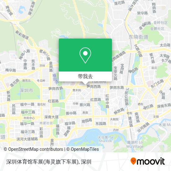 深圳体育馆车展(海灵旗下车展)地图