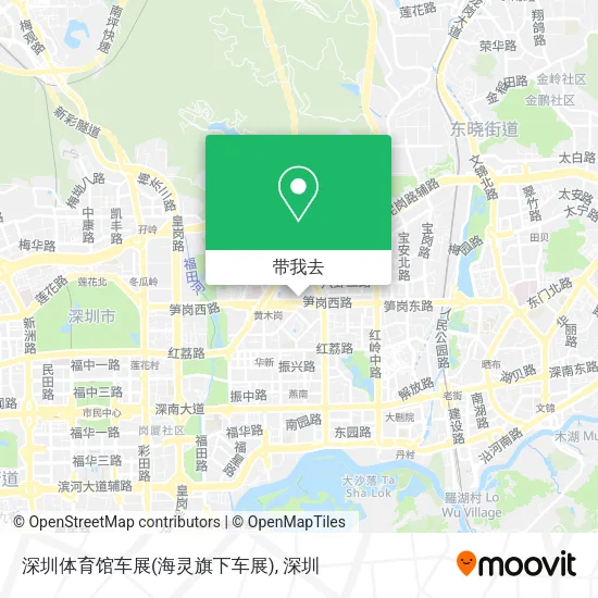 深圳体育馆车展(海灵旗下车展)地图