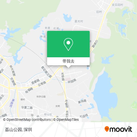 荔山公园地图