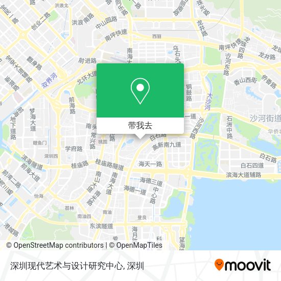 深圳现代艺术与设计研究中心地图