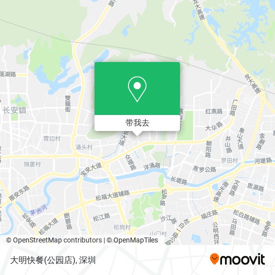 大明快餐(公园店)地图