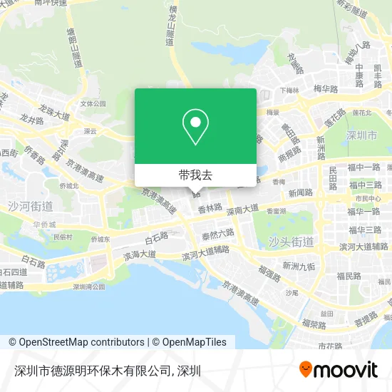 深圳市德源明环保木有限公司地图