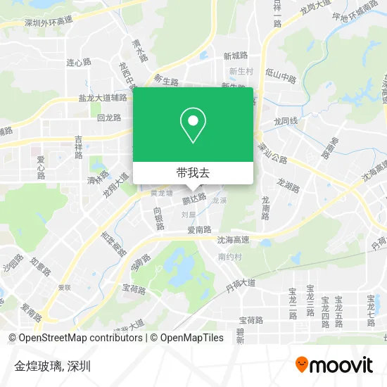 金煌玻璃地图