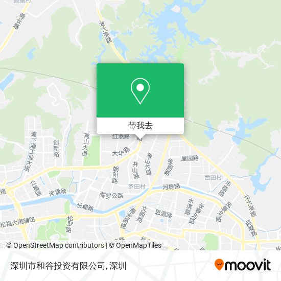 深圳市和谷投资有限公司地图