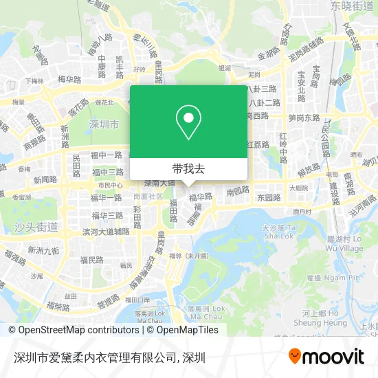 深圳市爱黛柔内衣管理有限公司地图