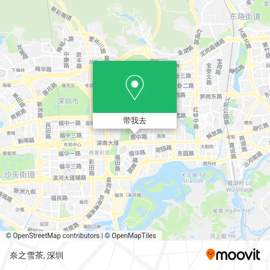 奈之雪茶地图