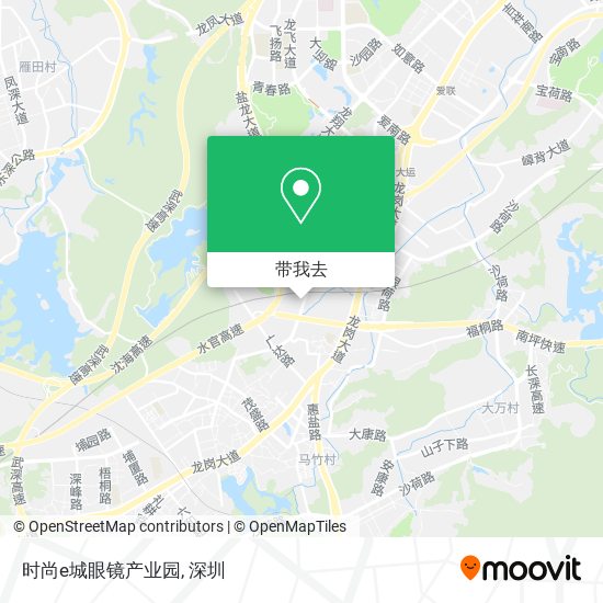 时尚e城眼镜产业园地图