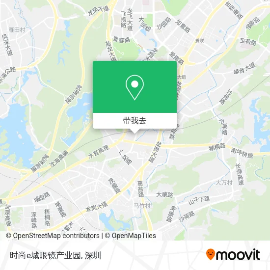 时尚e城眼镜产业园地图