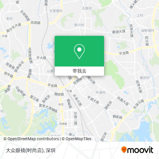 大众眼镜(时尚店)地图