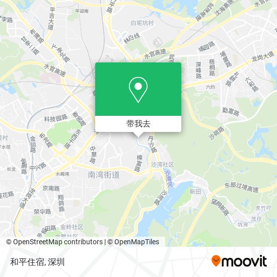 和平住宿地图