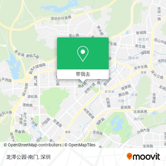 龙潭公园-南门地图