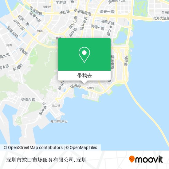 深圳市蛇口市场服务有限公司地图