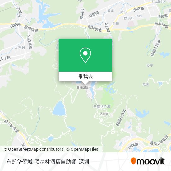 东部华侨城-黑森林酒店自助餐地图