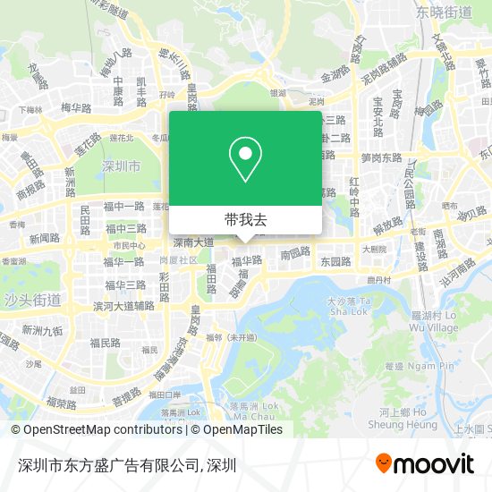 深圳市东方盛广告有限公司地图