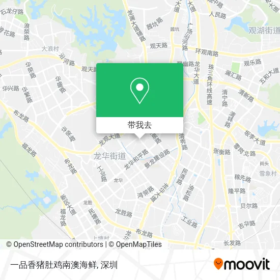 一品香猪肚鸡南澳海鲜地图