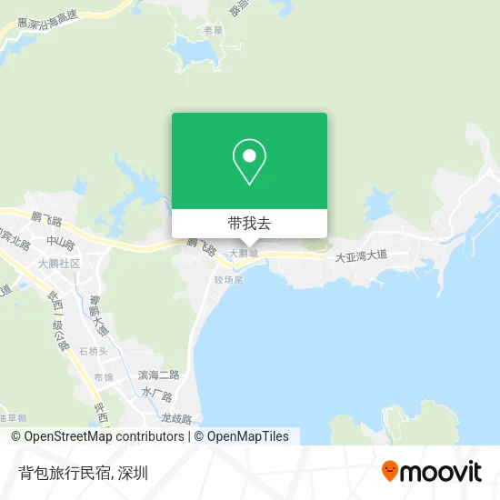 背包旅行民宿地图