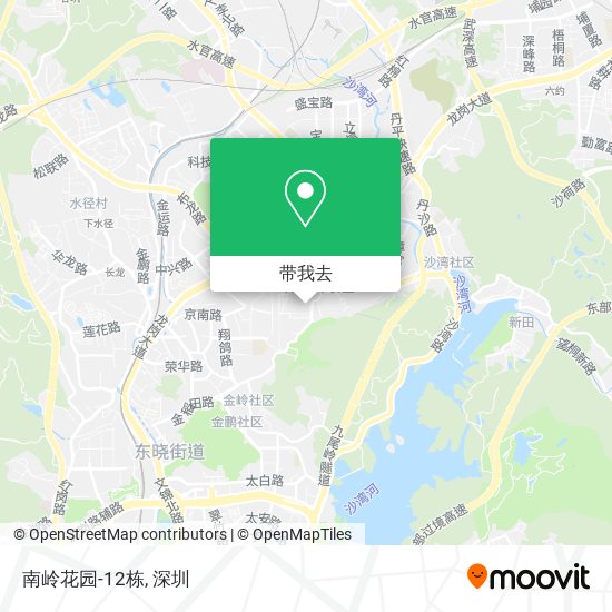 南岭花园-12栋地图