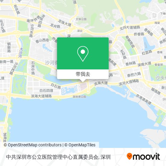 中共深圳市公立医院管理中心直属委员会地图