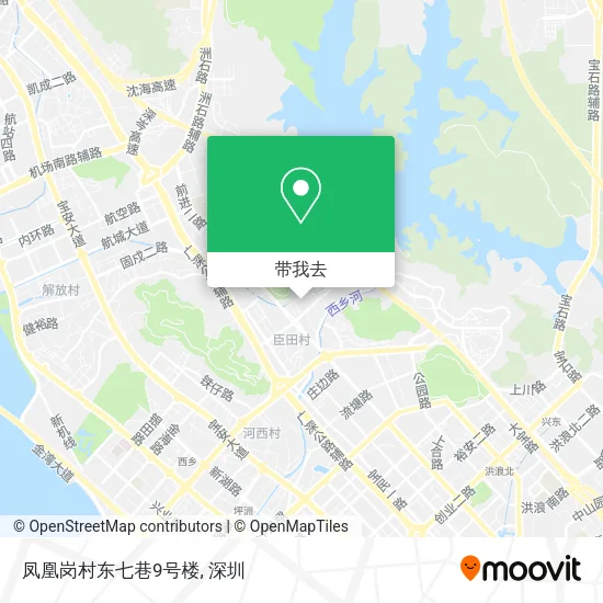 凤凰岗村东七巷9号楼地图