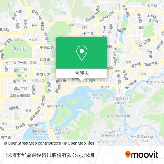 深圳市华鼎财经咨讯股份有限公司地图