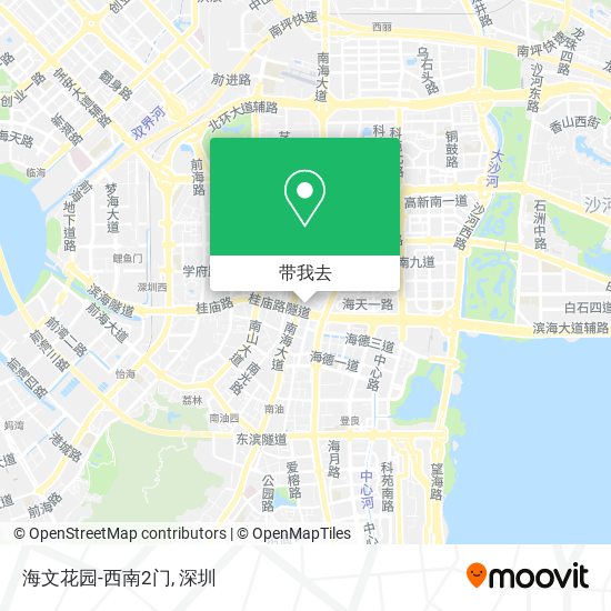 海文花园-西南2门地图
