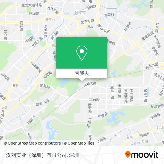 汉刘实业（深圳）有限公司地图