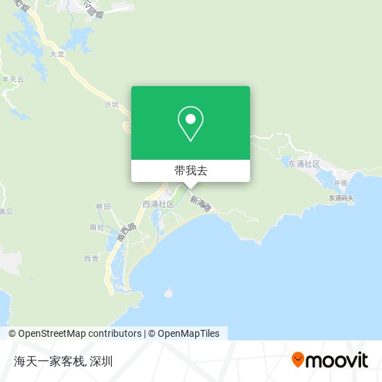 海天一家客栈地图