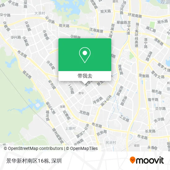 景华新村南区16栋地图