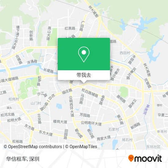 华信租车地图