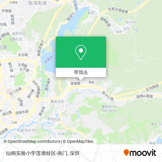 仙桐实验小学莲塘校区-南门地图