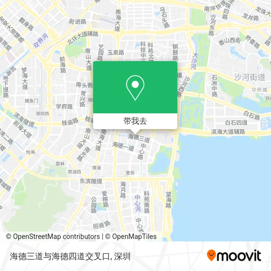 海德三道与海德四道交叉口地图