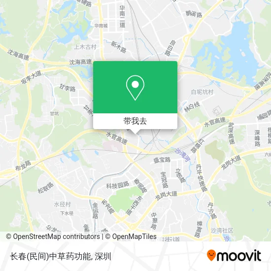 长春(民间)中草药功能地图