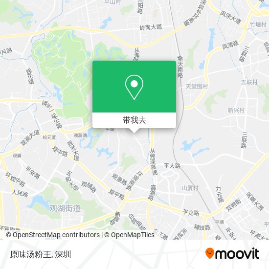 原味汤粉王地图
